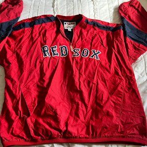 Vintage Authentic Majestic XXL Boston Red Sox Zip Pull Over Jacket